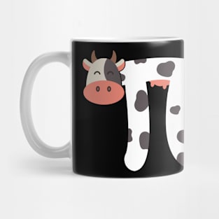 Cow pi funny pi day gift for math teacher Mug